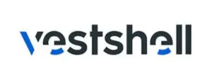 VestShell logo with blue accents.