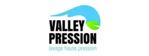 Valley Pression logo with blue and green.