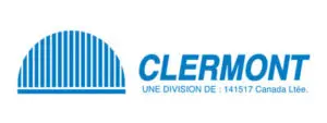 Clermont logo with striped dome design.