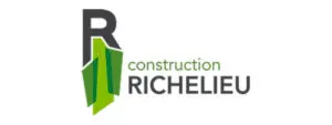 Construction Richelieu logo with green elements.