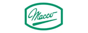 Green logo with cursive text in oval.