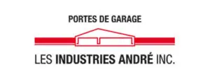 Les Industries André garage doors logo.