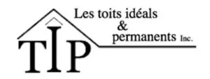 TIP logo with French text and roof design.