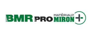 BMR Pro Matériaux Miron logo design.