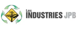 Les Industries JPB logo with recycling symbol.