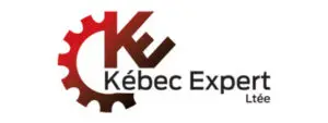 Kébec Expert Ltée logo with gear design.